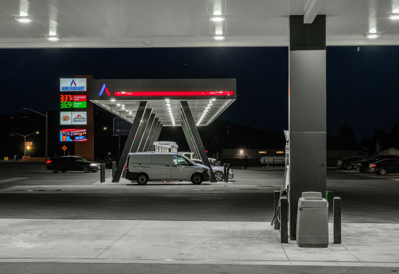 amerimart under canopy shot